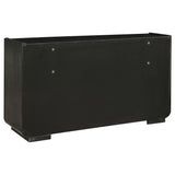 Leandro Burnished Black 8-Drawer Bedroom Dresser from Coaster - Luna Furniture