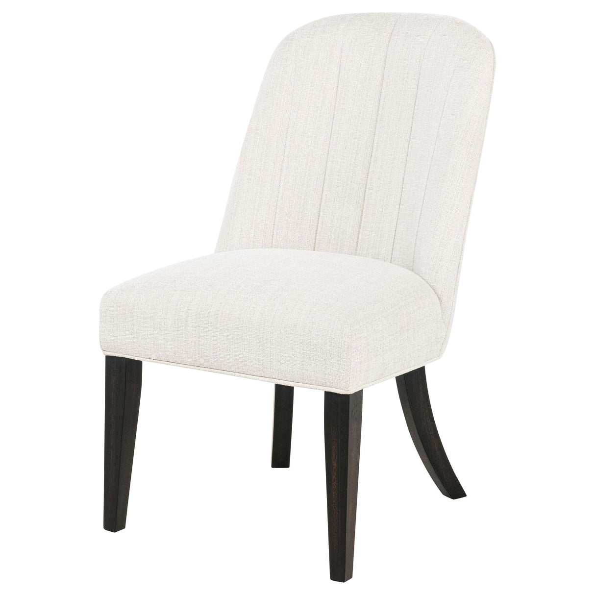 Leandro Cream Upholstered Dining Side Chair, Set of 2 from Coaster - Luna Furniture