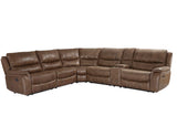 Lehi Warm Brindle 6-Piece Reclining Sectional from Steve Silver - Luna Furniture