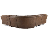 Lehi Warm Brindle 6-Piece Reclining Sectional from Steve Silver - Luna Furniture