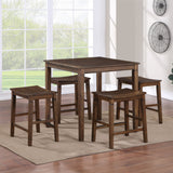 Westlake Chestnut Brown 5-Piece Counter Height Dining Set from Steve Silver - Luna Furniture