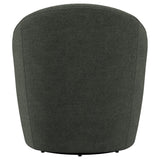 Leon Hunter Green Upholstered Accent Swivel Barrel Chair from Coaster - Luna Furniture