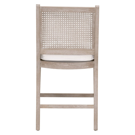 Leone Natural Gray Oak Cane Counter Height Chair from Essentials For Living - Luna Furniture