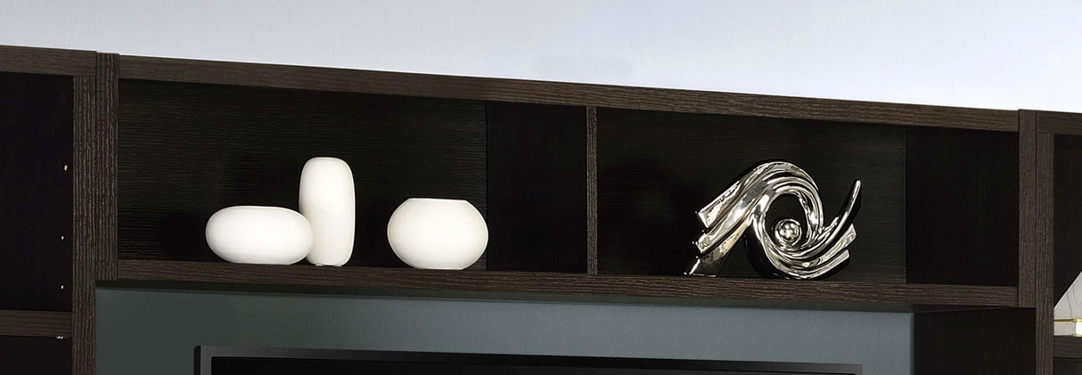 Lewes Cappuccino Bridge with 2 Encased Storage Compartments from Coaster - Luna Furniture