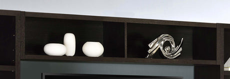Lewes Cappuccino Bridge with 2 Encased Storage Compartments from Coaster - Luna Furniture