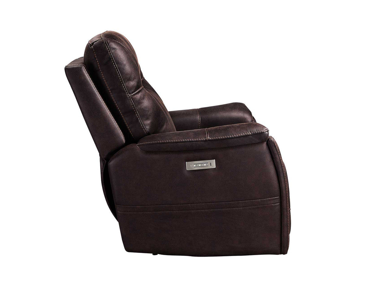 Lexington Canyon Walnut Triple-Power Media Recliner from Steve Silver - Luna Furniture