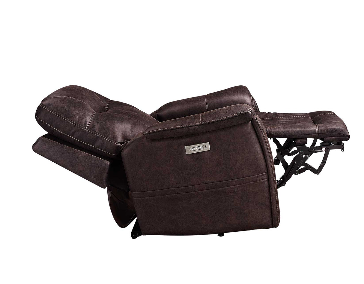 Lexington Canyon Walnut Triple-Power Media Recliner from Steve Silver - Luna Furniture