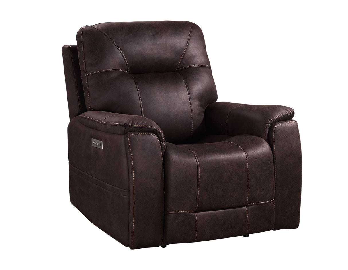 Lexington Canyon Walnut Triple-Power Media Recliner from Steve Silver - Luna Furniture