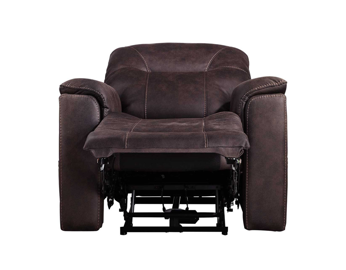 Lexington Canyon Walnut Triple-Power Media Recliner from Steve Silver - Luna Furniture