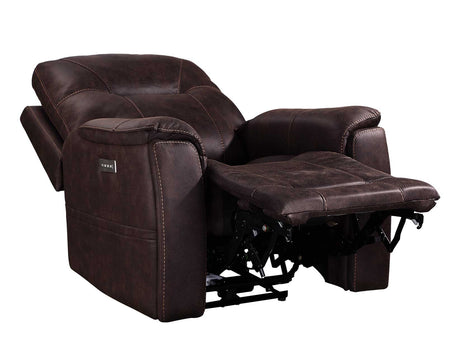 Lexington Canyon Walnut Triple-Power Media Recliner from Steve Silver - Luna Furniture