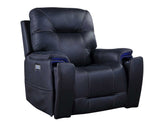 Lexington Ocean Blue Triple-Power Media Recliner from Steve Silver - Luna Furniture