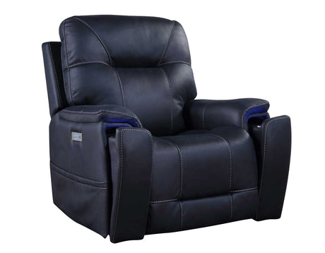 Lexington Ocean Blue Triple-Power Media Recliner from Steve Silver - Luna Furniture