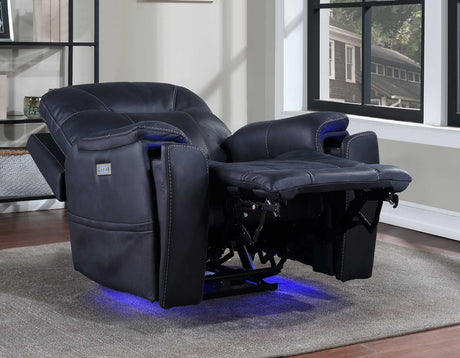 Lexington Ocean Blue Triple-Power Media Recliner from Steve Silver - Luna Furniture