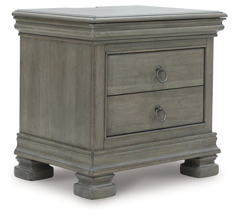 Lexorne Gray Sleigh Bedroom Set from Ashley - Luna Furniture