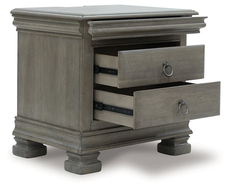 Lexorne Gray Sleigh Bedroom Set from Ashley - Luna Furniture