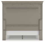 Lexorne Queen Sleigh Bed with Mirrored Dresser and 2 Nightstands in Gray from Ashley - Luna Furniture