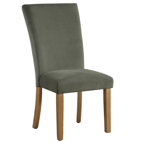 Artemis Green Velvet Side Chair, Set of 2 from Steve Silver - Luna Furniture