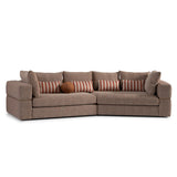 Amora Eggshell Walnut 2 Pc Sofa Bonfire Eggshell Walnut from Michael Amini - Luna Furniture