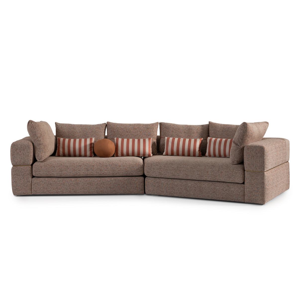 Amora Eggshell Walnut 2 Pc Sofa Bonfire Eggshell Walnut from Michael Amini - Luna Furniture