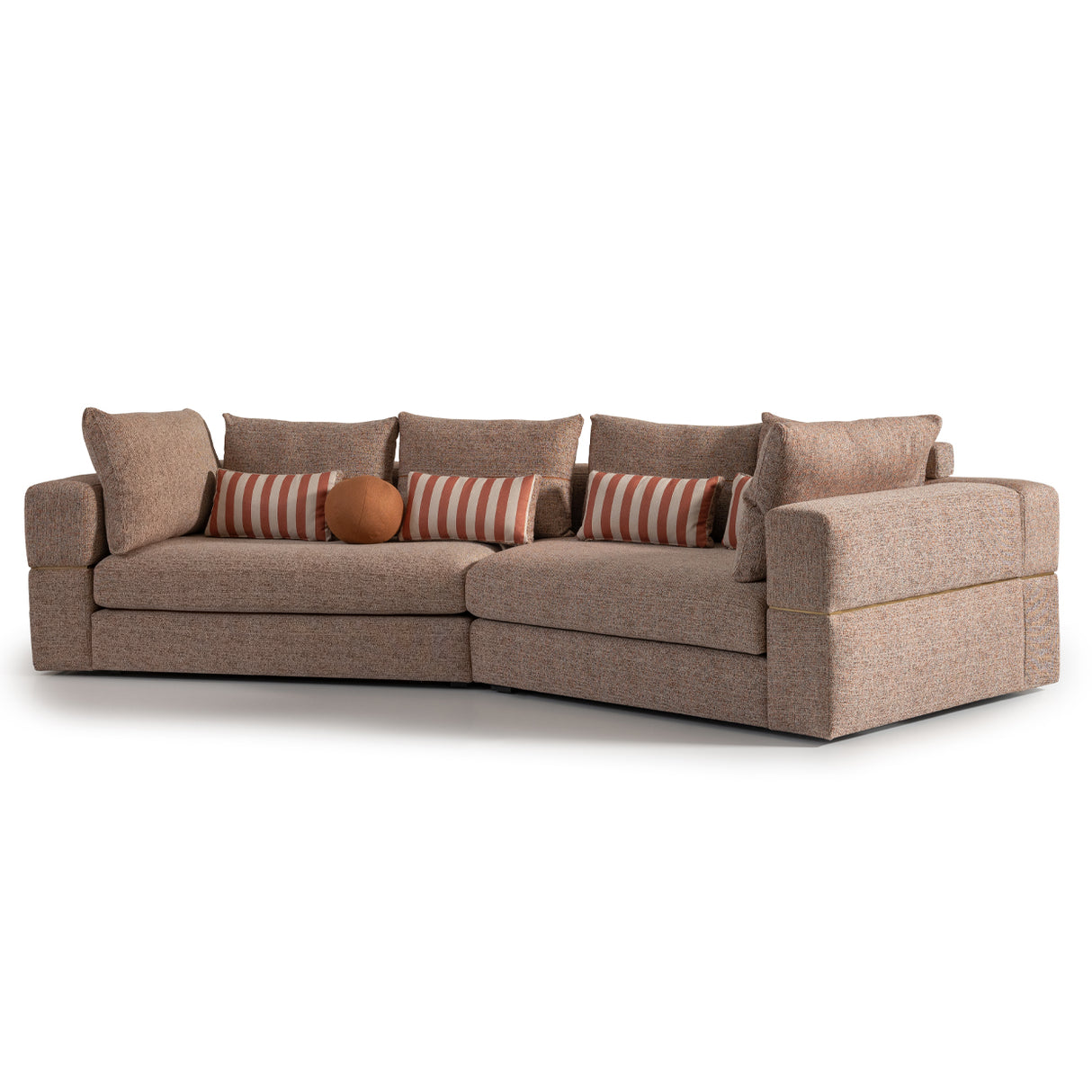 Amora Eggshell Walnut 2 Pc Sofa Bonfire Eggshell Walnut from Michael Amini - Luna Furniture