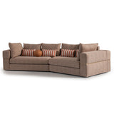 Amora Eggshell Walnut 2 Pc Sofa Bonfire Eggshell Walnut from Michael Amini - Luna Furniture