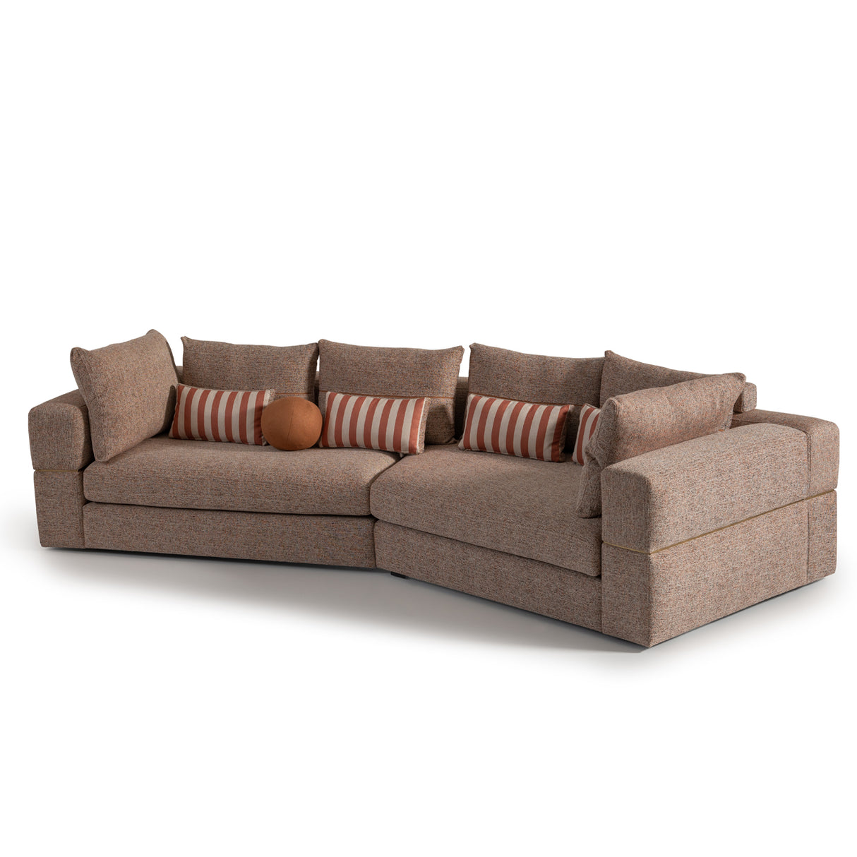 Amora Eggshell Walnut 2 Pc Sofa Bonfire Eggshell Walnut from Michael Amini - Luna Furniture