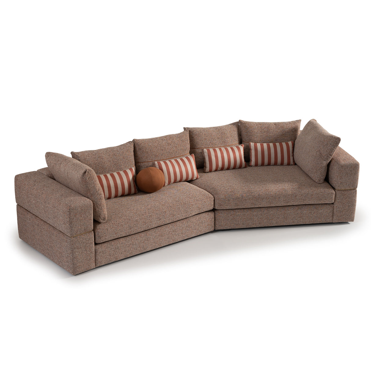 Amora Eggshell Walnut 2 Pc Sofa Bonfire Eggshell Walnut from Michael Amini - Luna Furniture