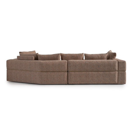 Amora Eggshell Walnut 2 Pc Sofa Bonfire Eggshell Walnut from Michael Amini - Luna Furniture