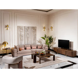Amora Eggshell Walnut 2 Pc Sofa Bonfire Eggshell Walnut from Michael Amini - Luna Furniture