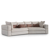 Amora Eggshell Walnut 2 Pc Sofa Oatmeal Eggshell Walnut from Michael Amini - Luna Furniture