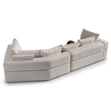 Amora Eggshell Walnut 2 Pc Sofa Oatmeal Eggshell Walnut from Michael Amini - Luna Furniture