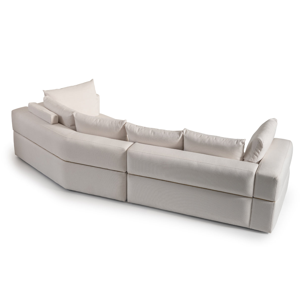 Amora Eggshell Walnut 2 Pc Sofa Oatmeal Eggshell Walnut from Michael Amini - Luna Furniture