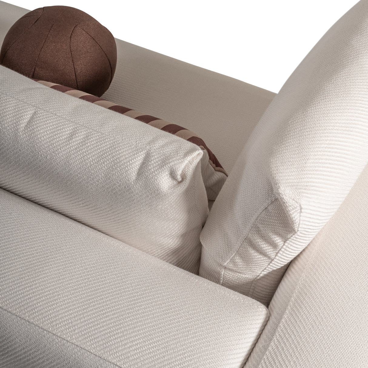 Amora Eggshell Walnut 2 Pc Sofa Oatmeal Eggshell Walnut from Michael Amini - Luna Furniture