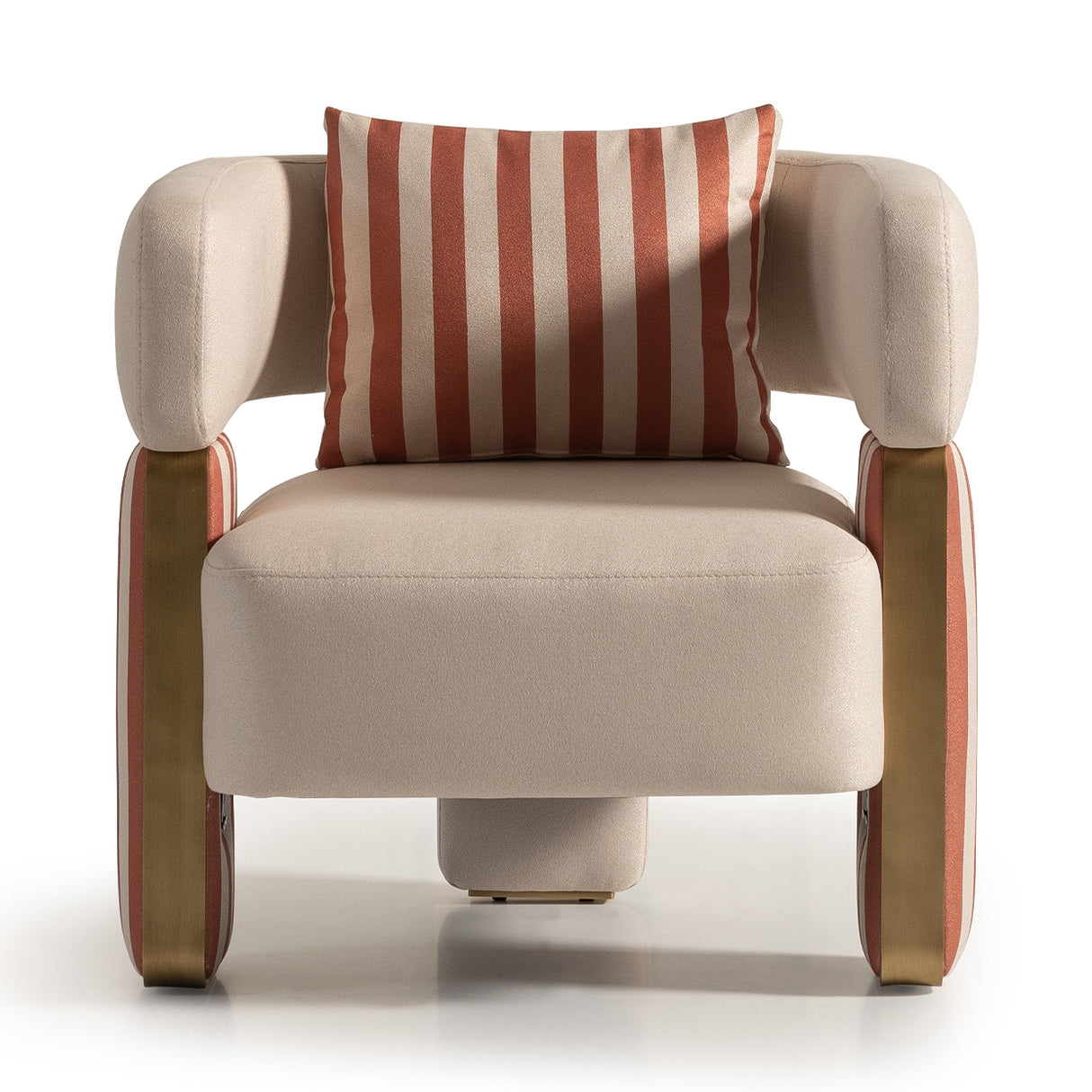 Amora Eggshell Walnut Chair, Ash Eggshell Walnut from Michael Amini - Luna Furniture