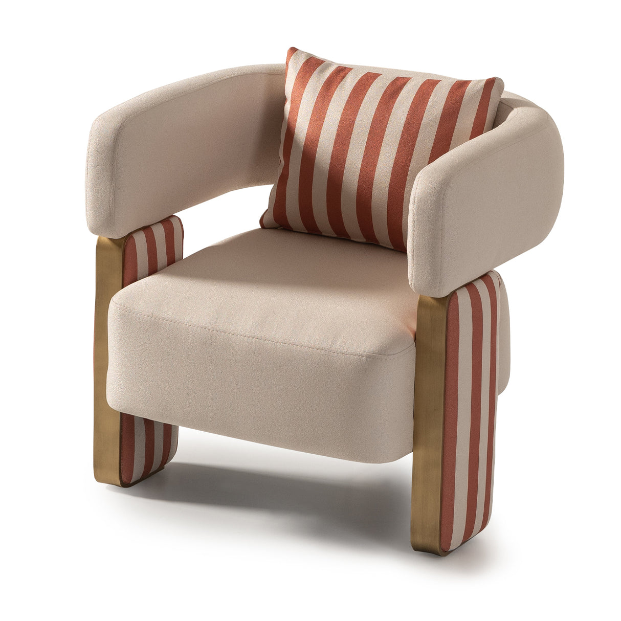 Amora Eggshell Walnut Chair, Ash Eggshell Walnut from Michael Amini - Luna Furniture
