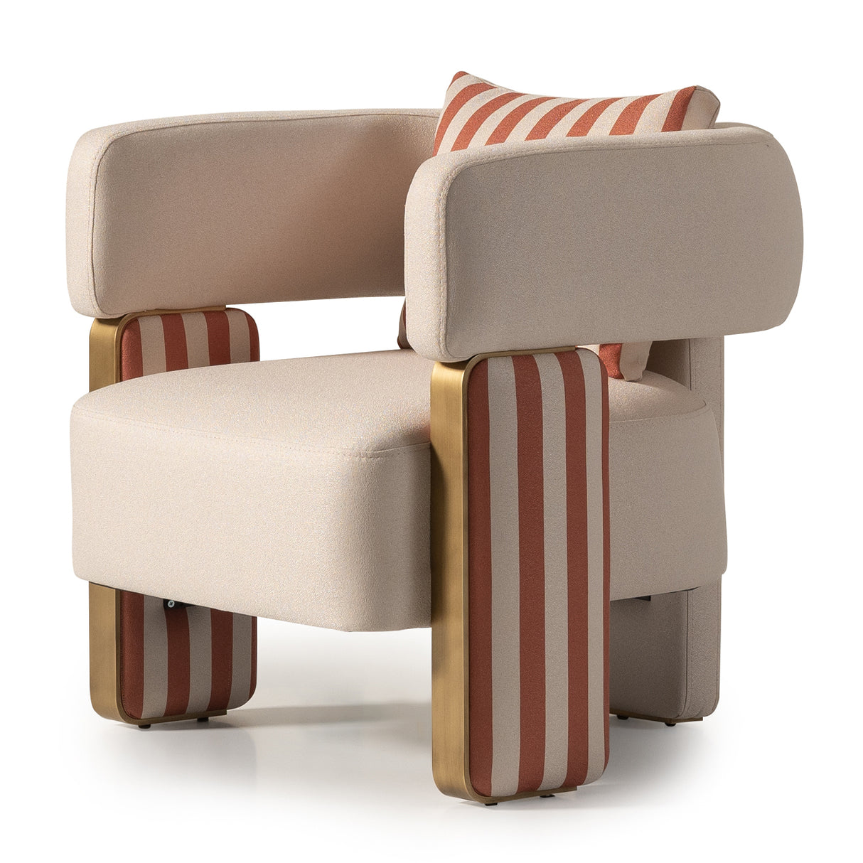Amora Eggshell Walnut Chair, Ash Eggshell Walnut from Michael Amini - Luna Furniture
