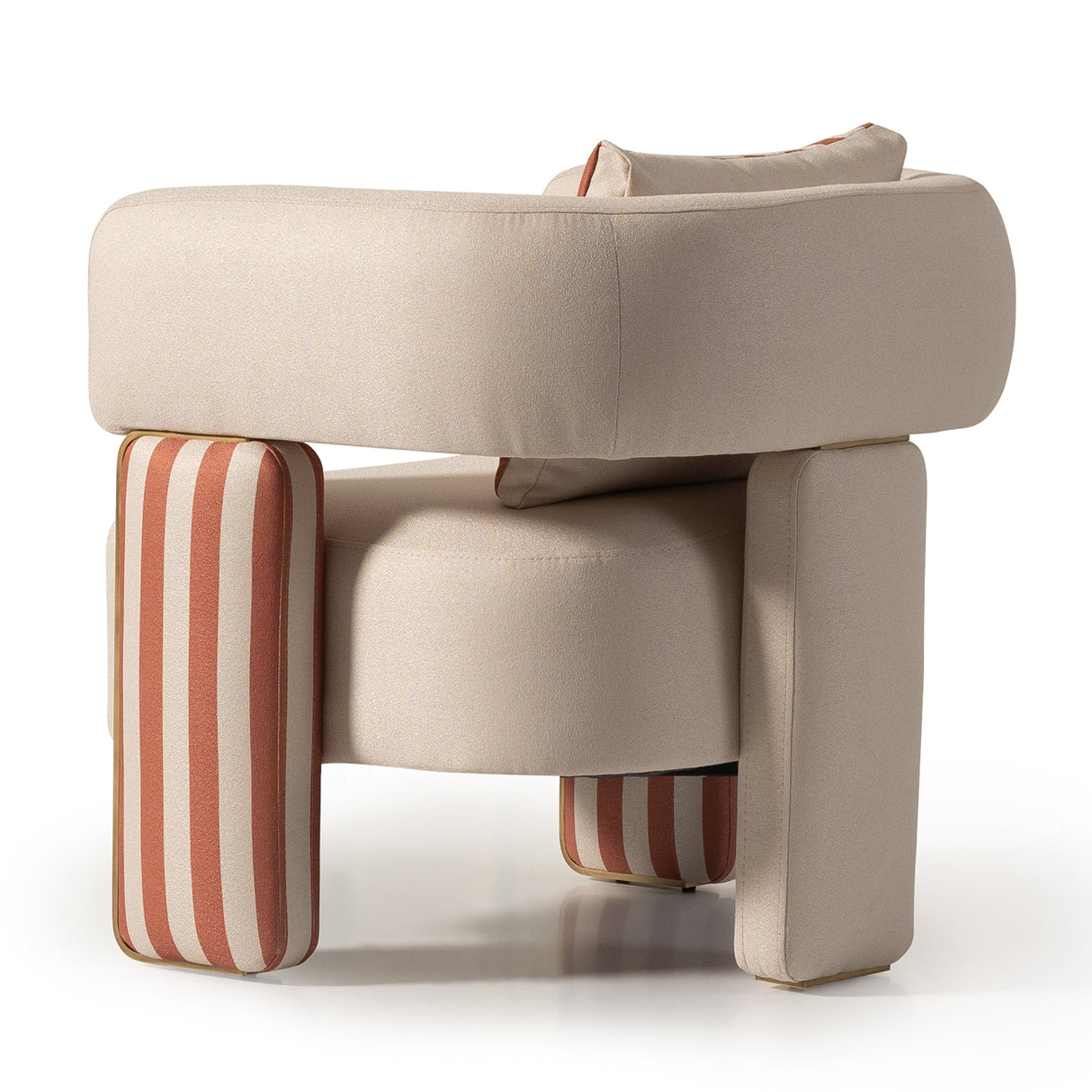 Amora Eggshell Walnut Chair, Ash Eggshell Walnut from Michael Amini - Luna Furniture