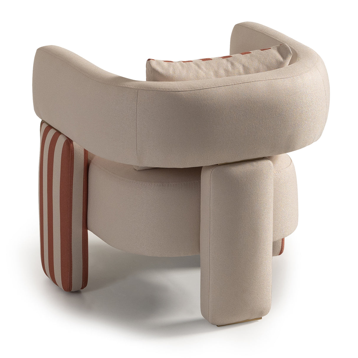 Amora Eggshell Walnut Chair, Ash Eggshell Walnut from Michael Amini - Luna Furniture