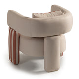 Amora Eggshell Walnut Chair, Ash Eggshell Walnut from Michael Amini - Luna Furniture