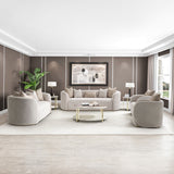 Ariana Gold Chairside Table Gold from Michael Amini - Luna Furniture