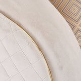 Ariana Gold Sofa Beige Gold from Michael Amini - Luna Furniture