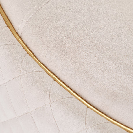 Ariana Gold Sofa Beige Gold from Michael Amini - Luna Furniture