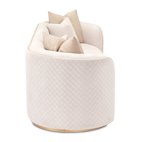 Ariana Gold Sofa Beige Gold from Michael Amini - Luna Furniture