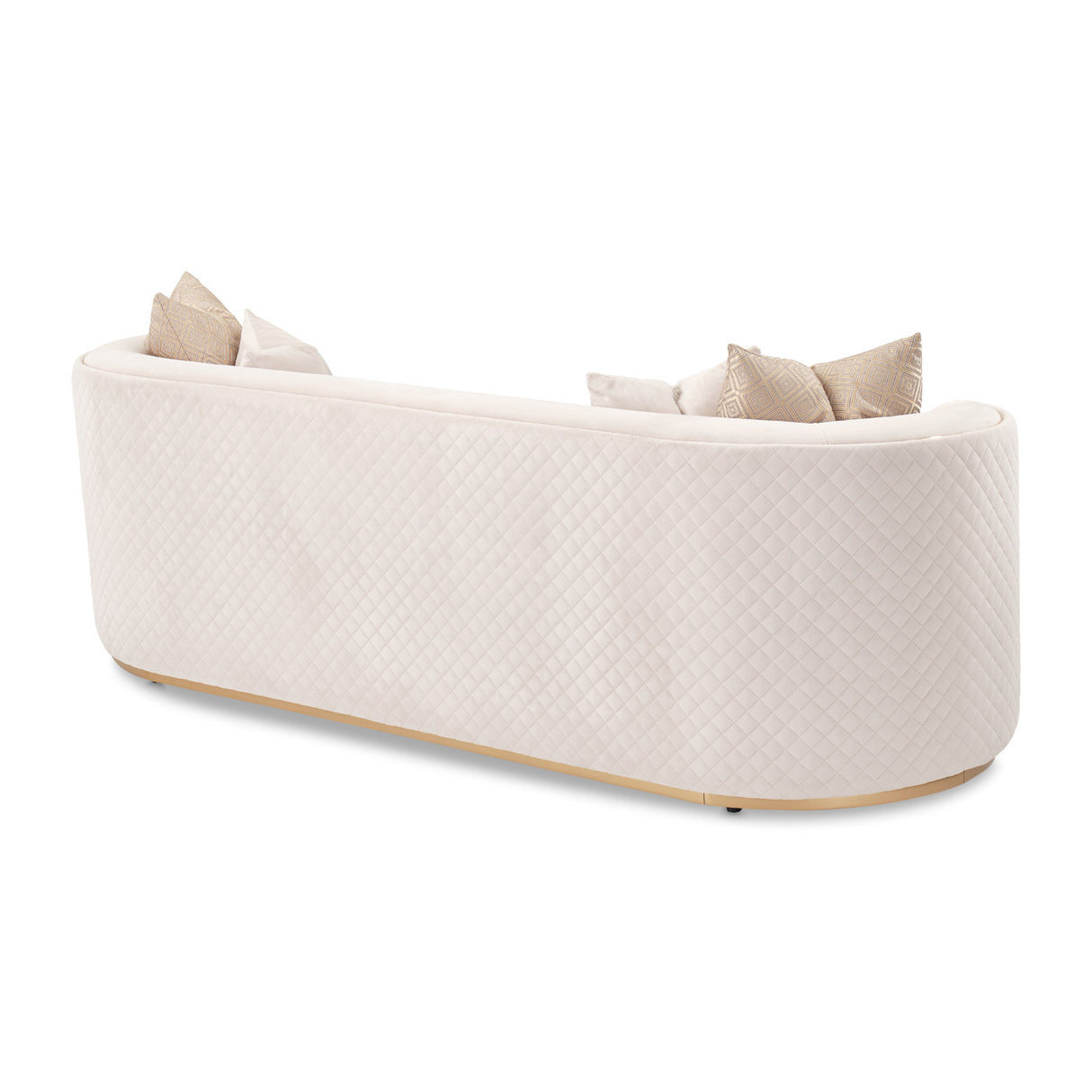 Ariana Gold Sofa Beige Gold from Michael Amini - Luna Furniture