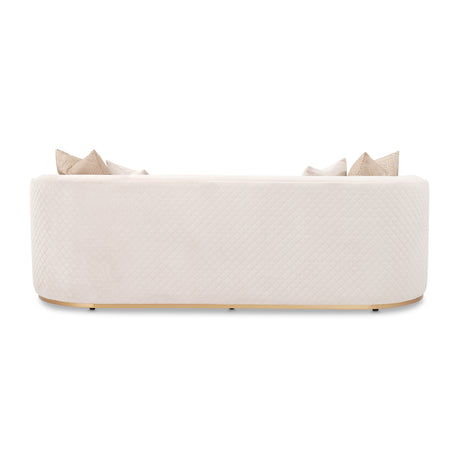 Ariana Gold Sofa Beige Gold from Michael Amini - Luna Furniture