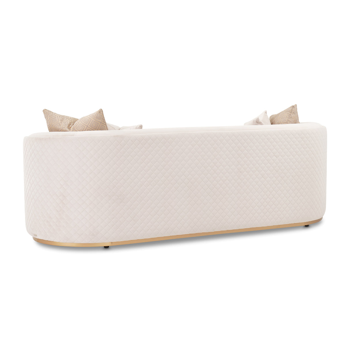 Ariana Gold Sofa Beige Gold from Michael Amini - Luna Furniture
