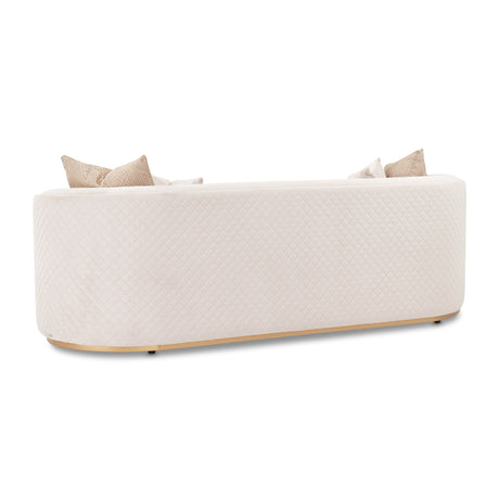 Ariana Gold Sofa Beige Gold from Michael Amini - Luna Furniture