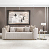 Ariana Gold Sofa Beige Gold from Michael Amini - Luna Furniture