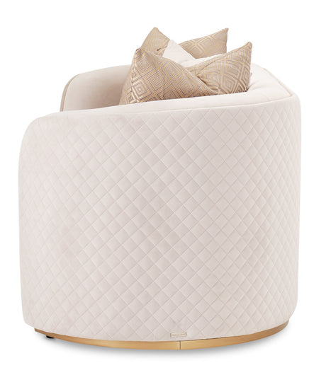 Ariana Gold Sofa Beige Gold from Michael Amini - Luna Furniture