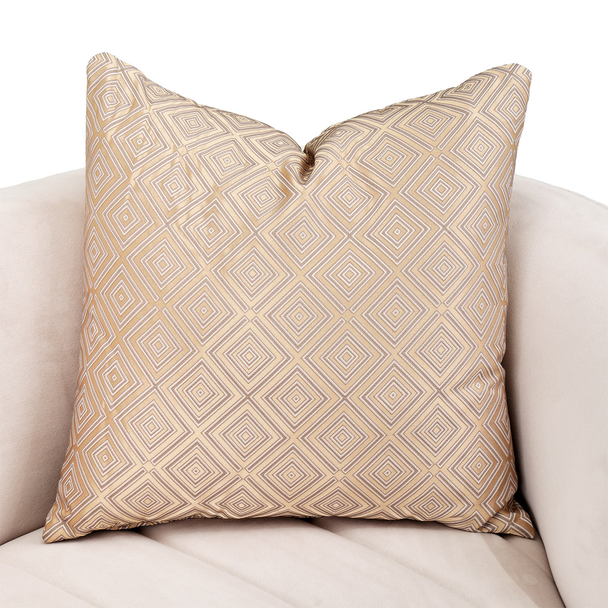 Ariana Gold Sofa Beige Gold from Michael Amini - Luna Furniture